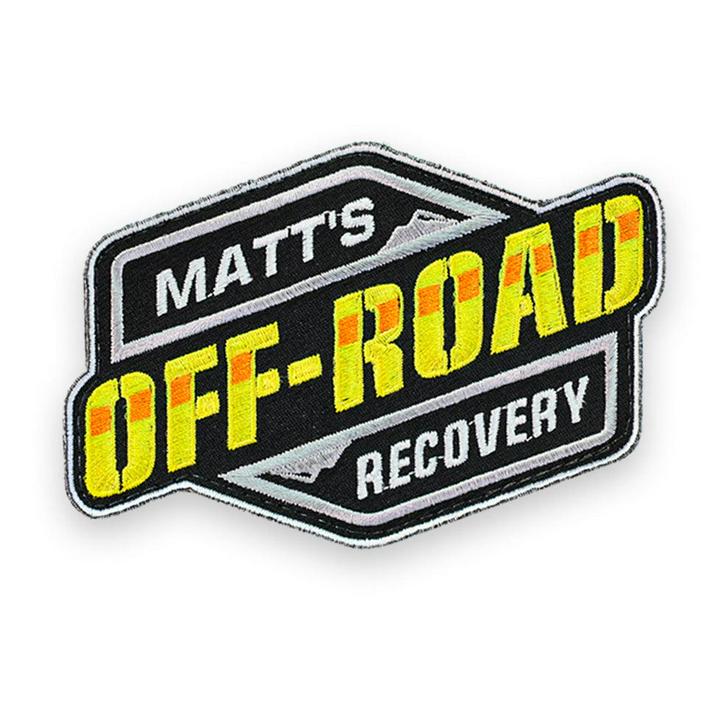 MATTS OFF-ROAD VELCRO EMBROIDERED PATCH