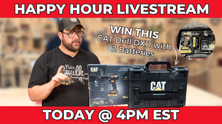 HAPPY HOUR! November Happy Hour with John + the Team and WIN A TOOL!