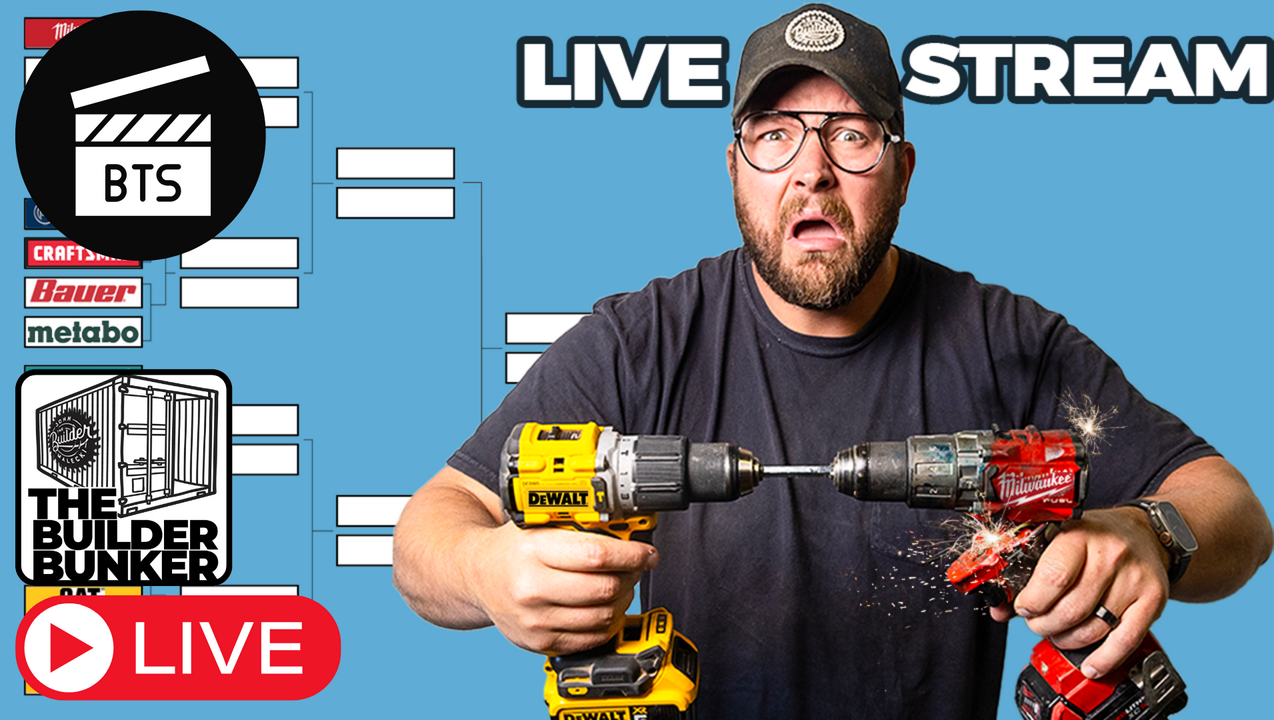 ⚙️ UNSCREWED: The Ultimate Drill Battle — Live from The Builder Bunker (10AM ET)