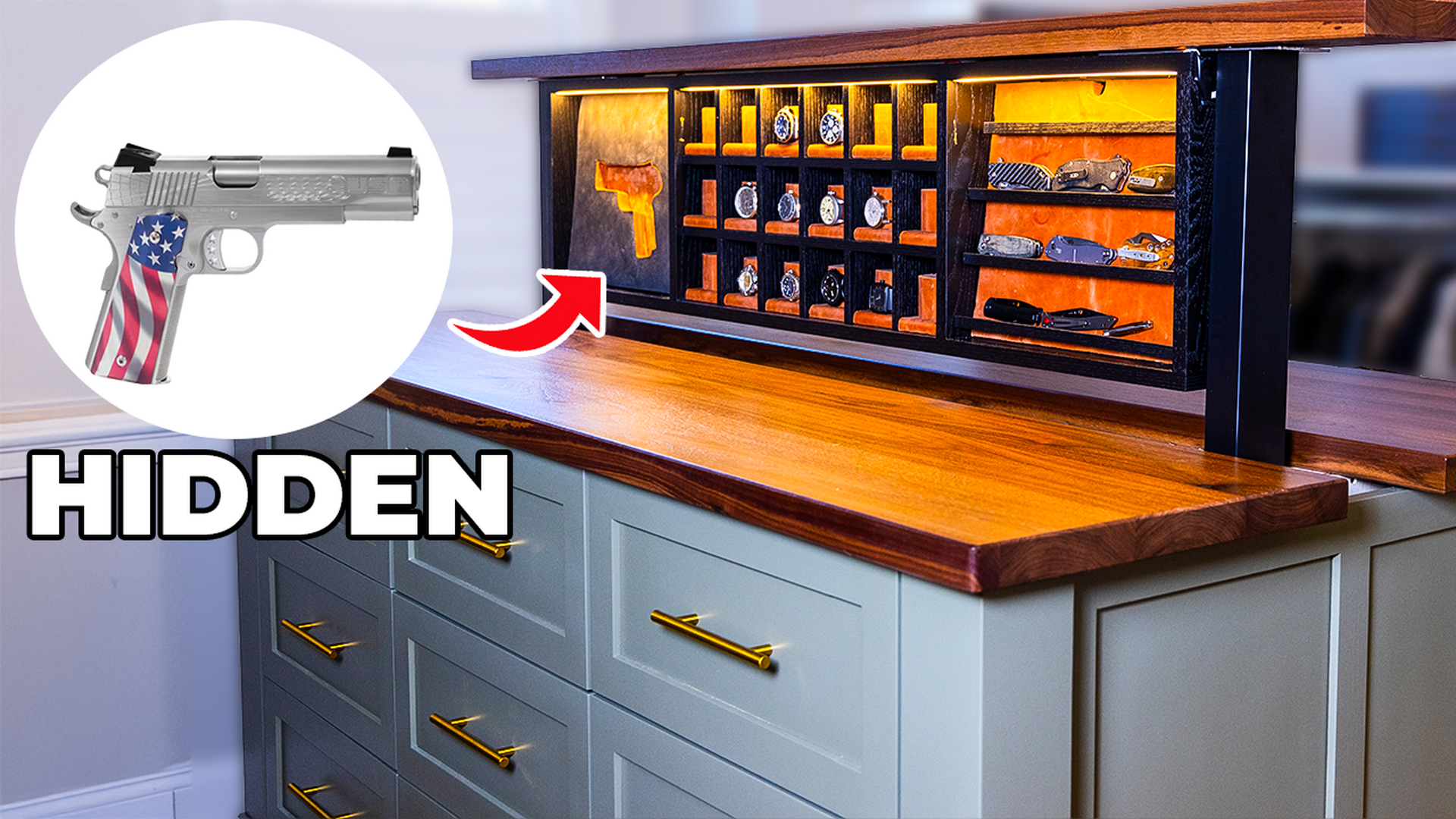 Behind the Scenes - Custom Gun Holder
