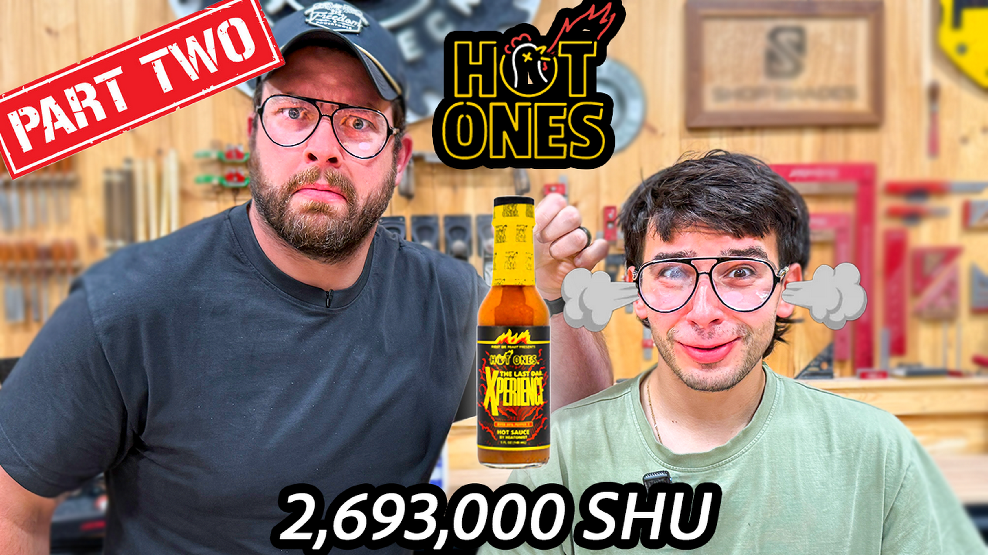 Hot Ones Hot Sauce Challenge PART 2 - Fanttik Punishment 