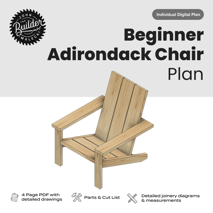 Beginner Adirondack Chair Plan