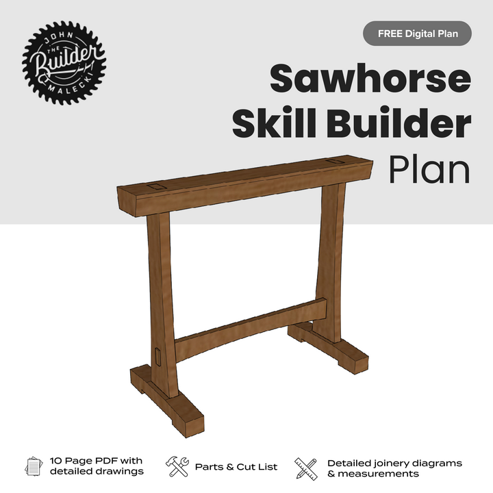 FREE Sawhorse Skill Builder Plan
