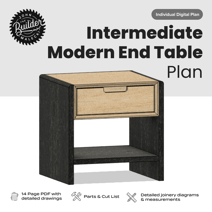 Amateur Modern End Table Plan