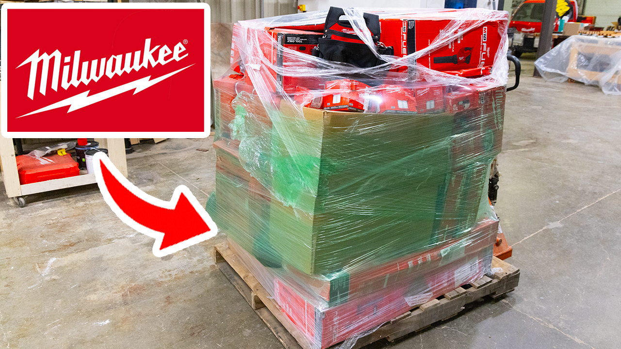 Check out a BTS for a video that will go live in two weeks. This Pallet was the most expensive John has ever bought, check out some of the cool items! 
