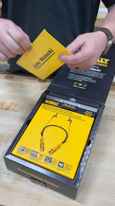 DeWalt Headphones Unboxing